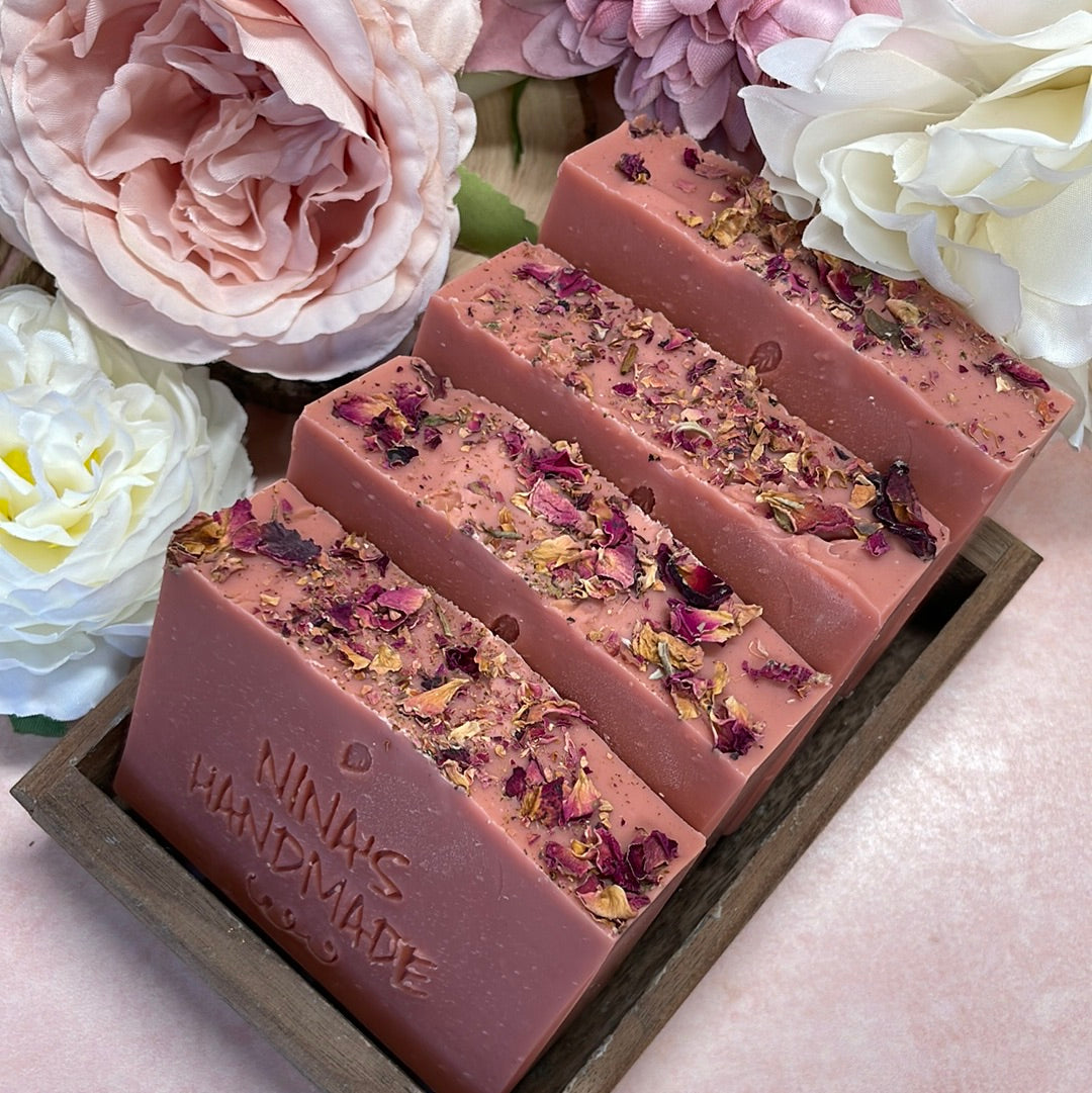 Rose Garden  Shea Butter Artisan Soap