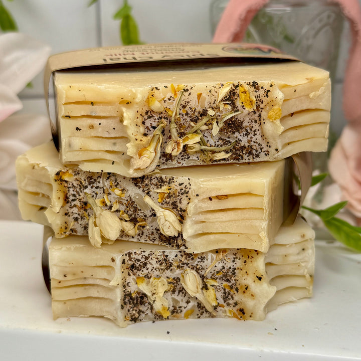 Spicy Chai  - Coconut Milk Soap with Cocoa Butter & Brewed Chai