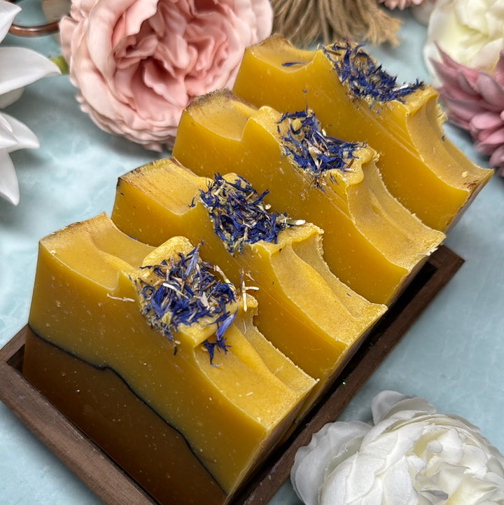 Turmeric Orange Clove Carrot Juice Artisan Soap