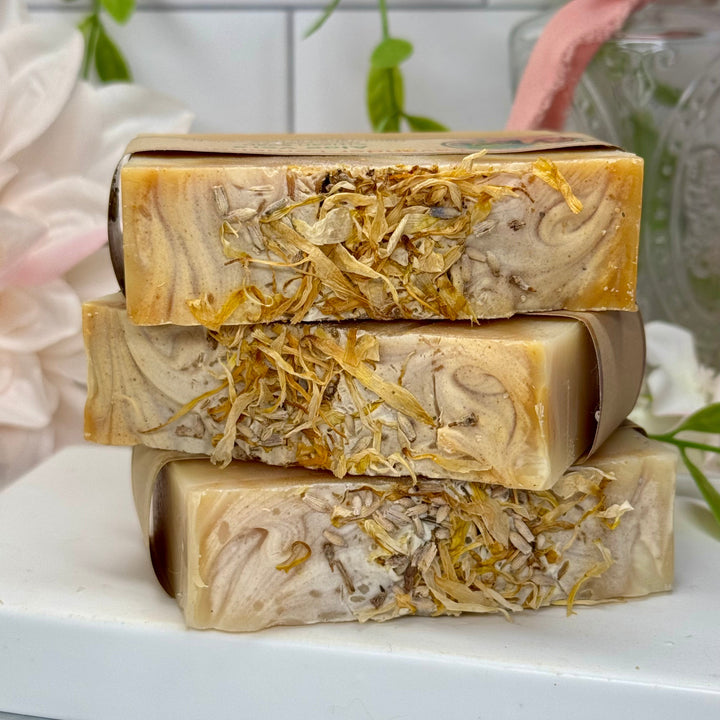 Lavender-Lemongrass - Aloe Vera Soap with Turmeric & Shea Butter