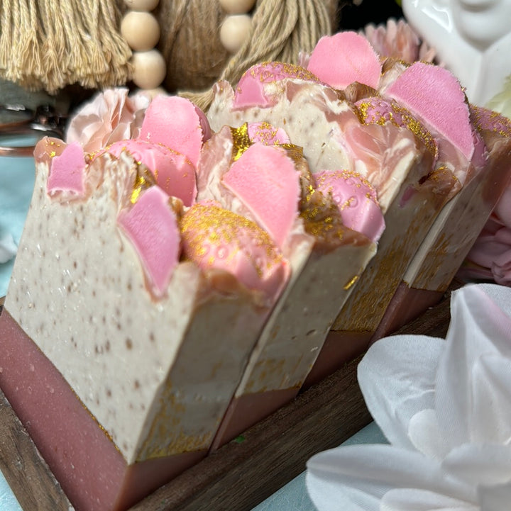 Strawberry Cheesecake Artisan Soap - Nina's Pure Joy