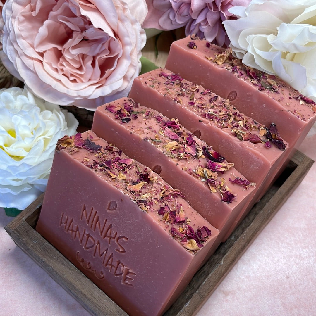 Rose Garden  Shea Butter Artisan Soap