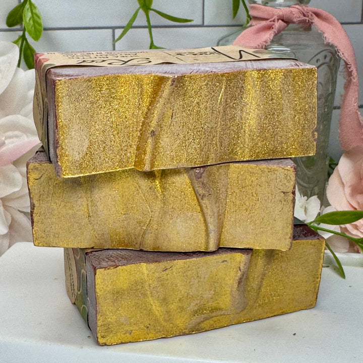 Moroccan Red - Shea Butter Soap with Lavender, Rose Geranium, Bergamot & Red Clay.  | Sebum Control, Large Pores