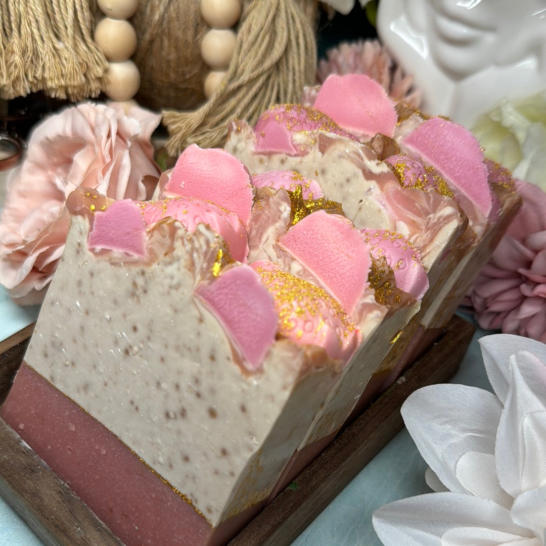Strawberry Cheesecake Artisan Soap - Nina's Pure Joy