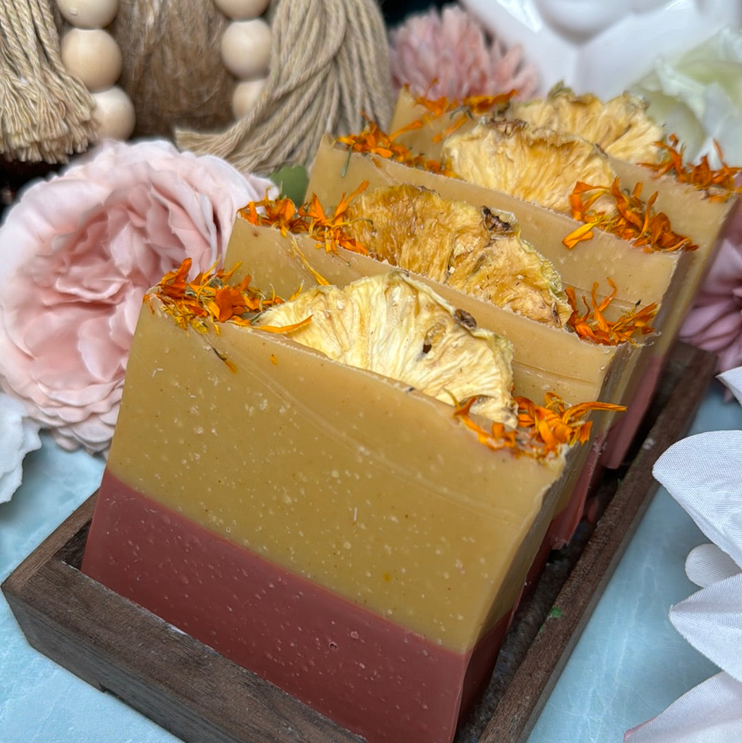 Pineapple Hibiscus Aloe Vera  Artisan Soap