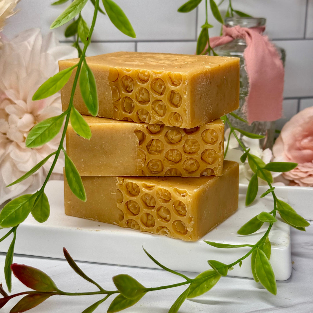 Goat milk honey oatmeal soap, handmade goat milk honey oatmeal soap, organic goat milk honey oatmeal soap, moisturizing goat milk honey oatmeal soap, soothing goat milk honey oatmeal soap, hydrating goat milk honey oatmeal soap, gentle honey oatmeal soap, nourishing goat milk honey oatmeal soap, natural goat milk honey oatmeal soap, oatmeal honey soap.