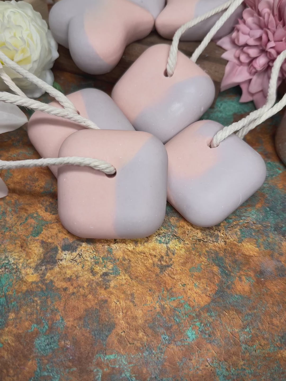 Pastel Pebbles Shea Butter Artisan Soap on The Rope