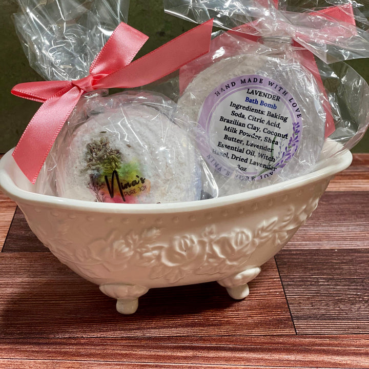 Lavender Bath Bomb - Nina's Pure Joy